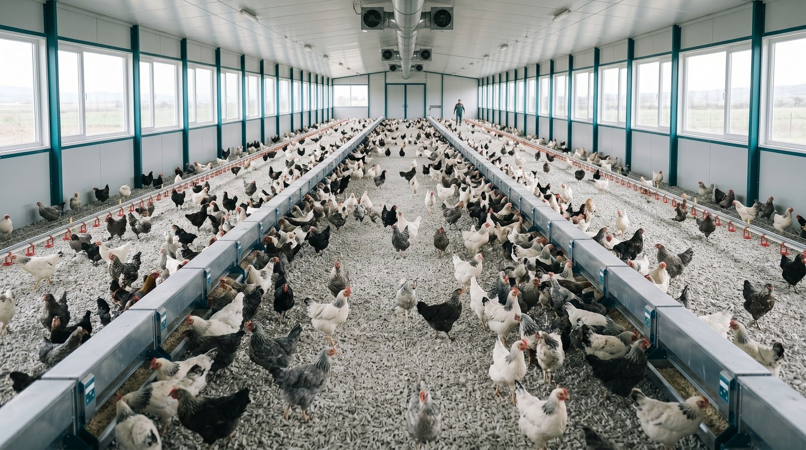 Modern poultry facility